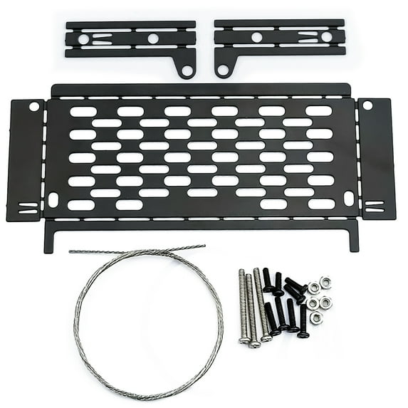 Simulation Metal Open Cover Folding Camping Table Board for TRX-4M Defender 1/18 RC Crawler Car Model Parts