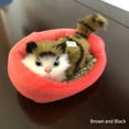 thumbnail image 1 of Simulation Mini Cat Cute Plush Cats with Sound Children Birthday Gifts Creative Imitation Cat Toys Ornaments Home Decoration, 1 of 10