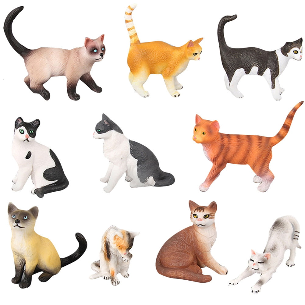GSMD Collectible Child Cat Action Figure, PVC Yellow