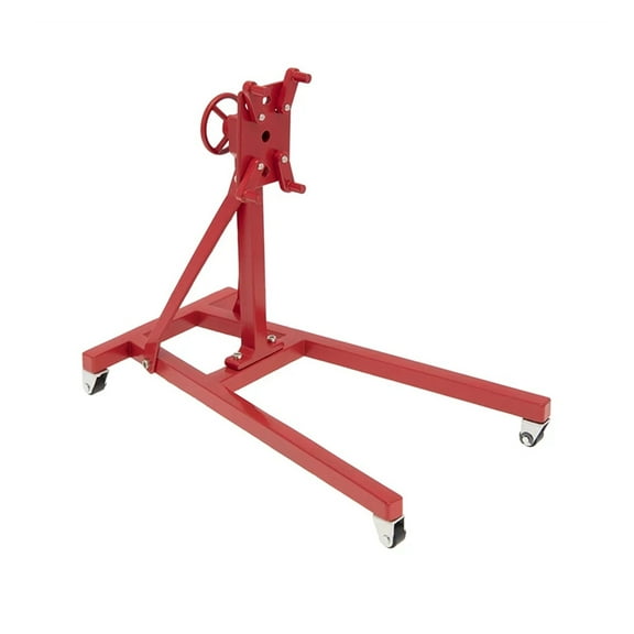 Simulation Model 1/10 Garage Series, Decorative Parts Decoration Engine Maintenance Flip Fe Engine Rotating Table