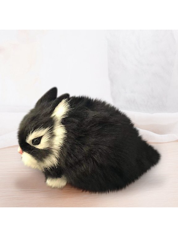 Simulation Model Hare Figurine Artificial Lifelike Home Decor Miniature Educational For Kids 3+ Easter Car Desk Bookshelf Decor
