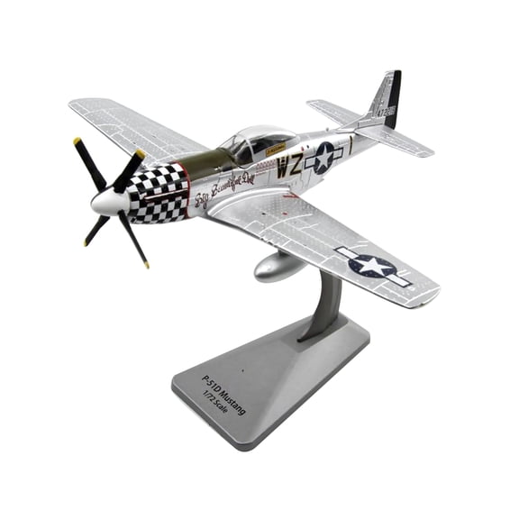 Simulation Model Toy Decor 1:72 US Army Air P-51 Mustang Fighter Collectible Alloy Model for Aviation Enthusiasts TAPDRA Accessories