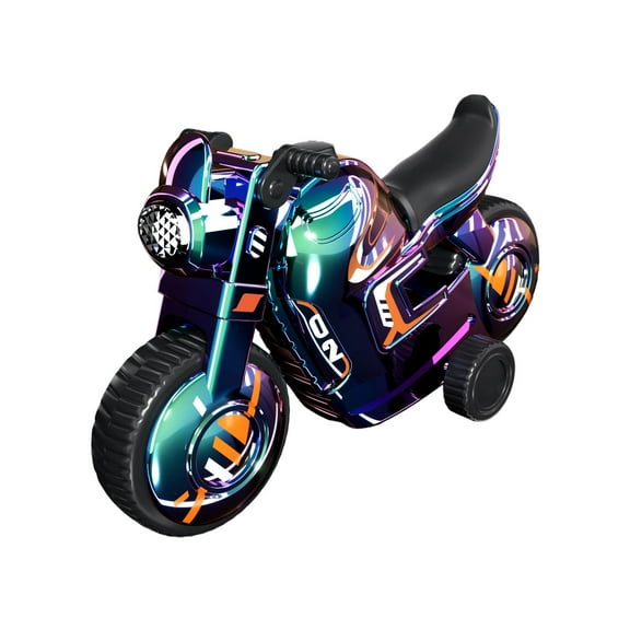 Simulation Motorcycle Toy with Light and Sound Effects Inertia Powered Sliding Vehicle Interactive Play for Ages 3+ Years Holiday Gift Idea Home Entertainment Family Activity