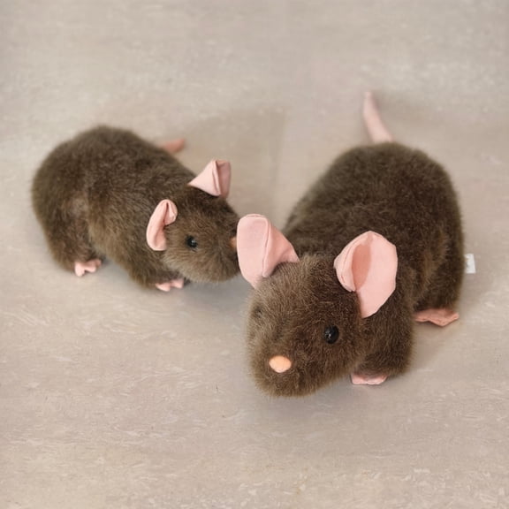 Simulation Mouse Plush Doll Soft Lifelike Rat Stuffed Animal Toy Home Decor Gift