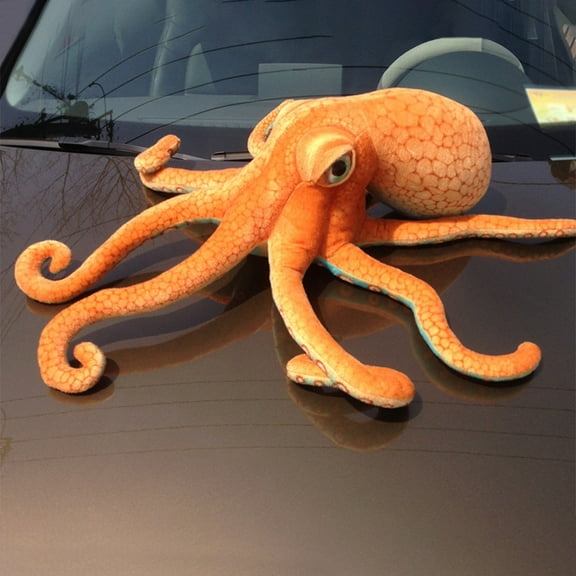 Simulation Octopus Plush Toy Octopus Cartoon Pillow Realistic Animal Marine Life Doll (30cm)
