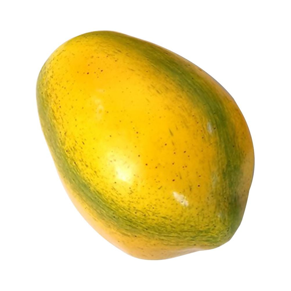 Simulation Papaya Model Artificial Fruit for Crafts Fake Food Decor