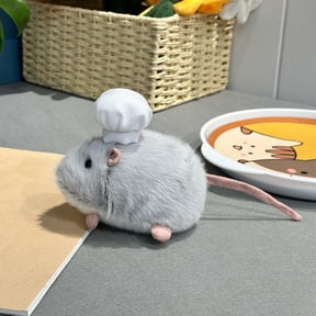 Simulation Pet Rat Plush Toy Realistic Stuffed Animal Pillow Soft Fabric Mouse Figurine for Stress Relief Home Decor and Birthday Gift Idea for Small Animal Fans