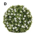 thumbnail image 1 of Simulation Plant Flower Hanging Topiary Ball 7.8 Inch for Ceiling Decor, 1 of 8