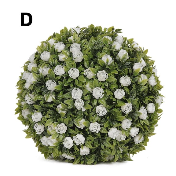 Simulation Plant Flower Hanging Topiary Ball 7.8 Inch for Ceiling Decor