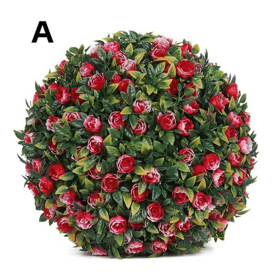 Simulation Plant Flower Hanging Topiary Ball 7.8 Inch for Ceiling Decor
