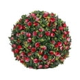 thumbnail image 1 of Simulation Plant Flower Hanging Topiary Ball 7.8inch DIY Landscaping Multipurpose PE Material Decoration for Balcony, Wedding and Home Decor Style A, 1 of 8