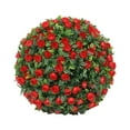 thumbnail image 1 of Simulation Plant Flower Hanging Topiary Ball 7.8inch DIY Landscaping Multipurpose PE Material Decoration for Balcony, Wedding and Home Decor Style B, 1 of 8