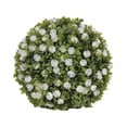thumbnail image 1 of Simulation Plant Flower Hanging Topiary Ball 7.8inch DIY Landscaping Multipurpose PE Material Decoration for Balcony, Wedding and Home Decor Style D, 1 of 8