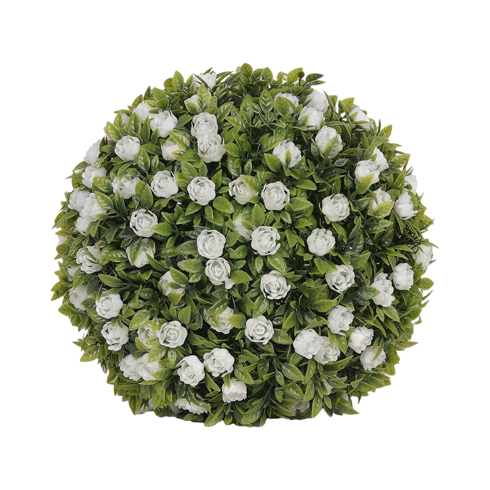 Simulation Plant Flower Hanging Topiary Ball 7.8inch Decoration for D