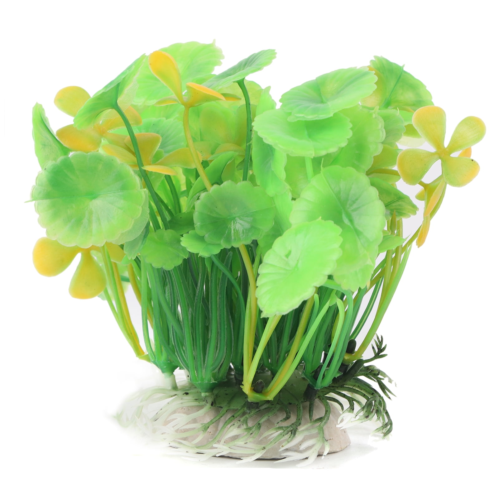 Simulation Plastic Water Plants Safe Odorless Coin Grass for Fish Tank ...