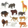 thumbnail image 1 of Simulation Plastic Wild Animals Model, Mini Animals Statue Ornaments, Realistic Wild Zoo Animals Figurines, Wild Animals Toys Birthday Christmas Gifts for Kids Toddler, 1 of 2