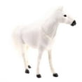 thumbnail image 1 of Simulation Plush Horse Home Ornament Xmas Decor Stuffed Animal Plush Figures Toy White, 1 of 8