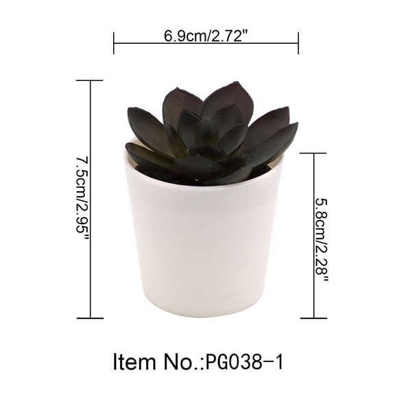 Simulation Potted Plant G,Simulation Potted Plants,Uguisu Small Mini Plants Succulents Artificial Succulents Plastic Simulation Plants Pots Bathroom Farmhouse Cubicle Decoration.