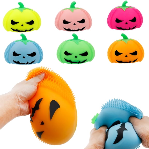 Simulation Pumpkin Shape Squishy Fidget Toys for Adults Soft Plastic Sensory Gadget Realistic Orange Festive Office Desk Accessory Pressure Relief Tool 1 Pack