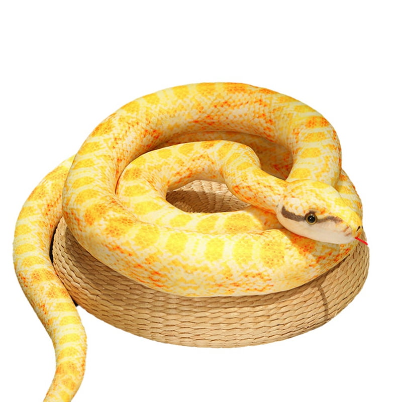 Simulation Python Plush Toy Giant Python Cobra Plush Animal Plush Doll ...