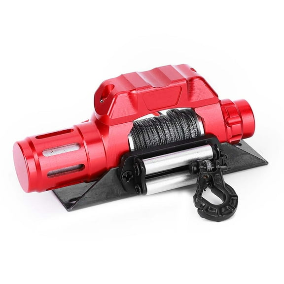 Simulation RC Crawler Winch, Aluminum Alloy Design, 6,9V Power, Easy Install