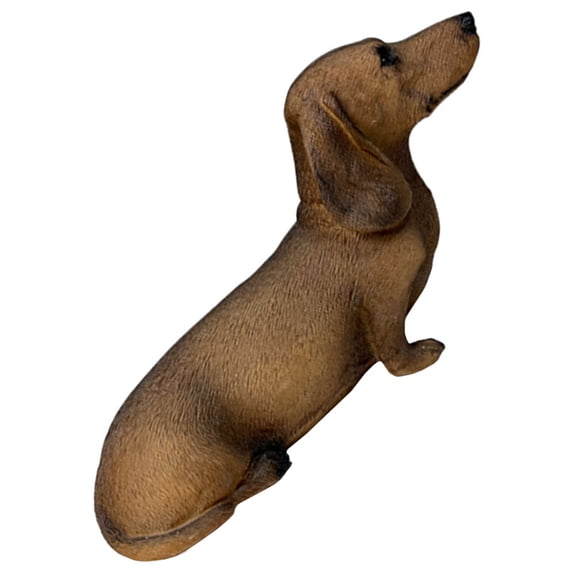 Lifelike Dog Figurine Model - Realistic Animal Sculpture Collectible Decor for Home and Office Display
