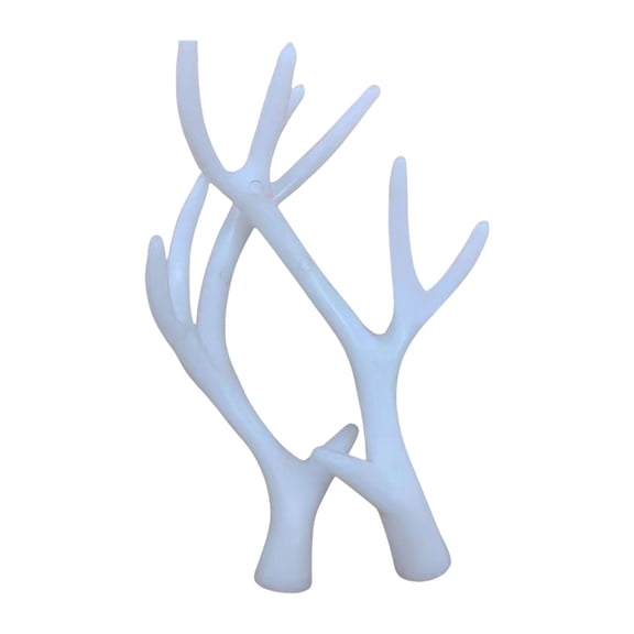 Simulation Resin Antlers Headpiece for Cosplay and Theme Party Easy to Use Christmas Theme Headband Making Accessories
