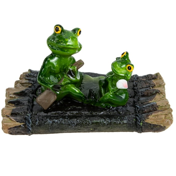 Simulation Resin Frogs Creative Garden Decor Floating Frogs Shaped Adornment