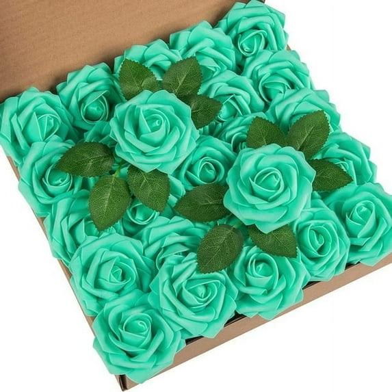 Simulation Rose Flowers Bouquet Decor Fake Bouquet Adornment Home Flower Decor Wedding Supplies 25pcs