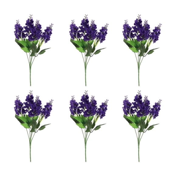 Silk Flower Lavender Hyacinth Lifelike Durable for Outdoor Decoration