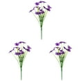 thumbnail image 1 of Simulation Small Daisy * 1 Piece * 3 Bouquet Decoration Bridal Wedding Flower Real Latex Home 1Pc Artificial Artificial Flowers, 1 of 2