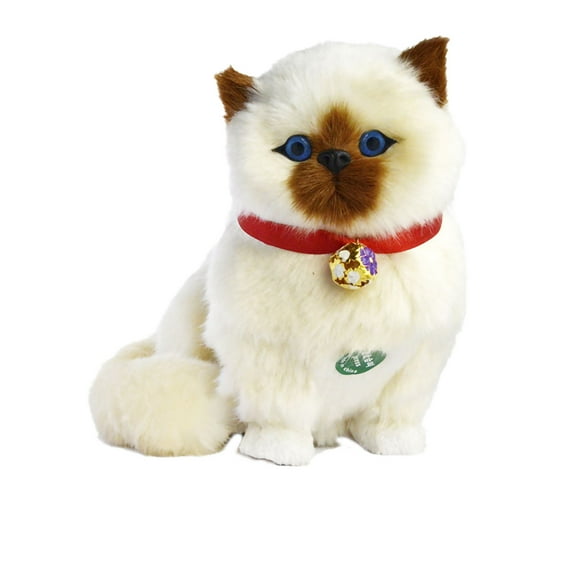 Simulation Soft Toy, Interactive Plush Puppy, Crying and Wagging Tail Walking Stuffed Animal, Super Soft Brown Fabric with PP Cotton Filling, Perfect Bed Companion for Kids and Gift