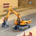 thumbnail image 1 of Simulation Sound and Light Kids Toy Excavator Car, Engineering Vehicle with 360 Degree Rotation, Educational Robotic Arm Construction Model, Interactive Preschool Gift, Durable Plastic Yellow, 1 of 6