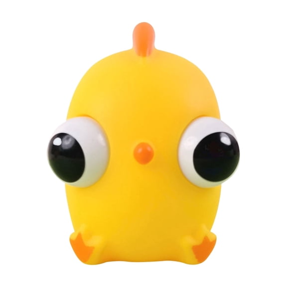 Simulation Staring Animal Squishy Fidget Toys for Adults Soft Rubber Sensory Gadget Eye Popping Animal Shape Office Desk Accessory Pressure Relief Tool 1 Pack