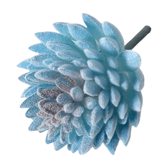 Simulation Of Succulent Flocking Plants, Home Decoration Fun Ornaments, 5 Different Styles Fake Succulents For Wreaths Terrariums Flower Pots Diy Decor