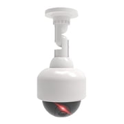 Simulation Surveillances Monitor Solar Powered Fake Dome Camera with LED Light Security Cameras Easy Installation