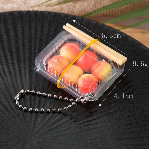 Simulation Takeaway Toy Dollhouse Lunch Box Mini House Adornments Lunch Box Doll House Accessories Fruit Box Model