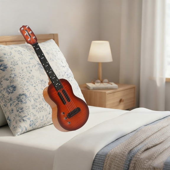 Simulation Touch Music Electricity Guitar Ukulele with Sound Effects Musical Learning Instrument for Children Ages 3 4 5 8 Years Old