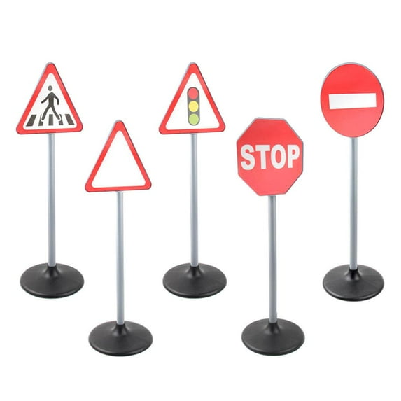 Simulation Traffic Signs Light Model Education Themed Party Decor road signs