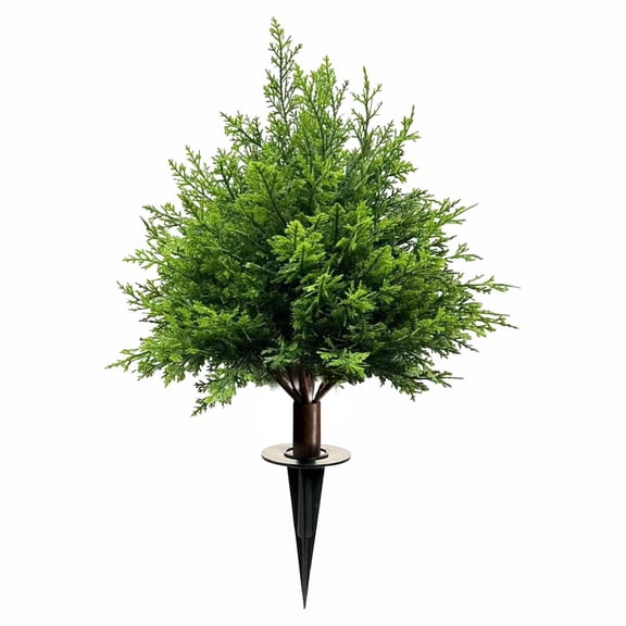 Trees - Green Potted, for Home Garden Cemetery Decoration