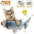 thumbnail image 1 of Simulation electric fish cat toy kitten indoor interactive dance fish, cat bite toy perfect bite chew and kick, move themselves, 1 of 7