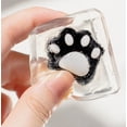 thumbnail image 1 of Simulation ice Cat Paw Shape Squishy for Adults Soft TPR Sensory Gadget Clear Realistic Office Desk Accessory Pressure Relief Tool 2.2x2.2x2.2 Inch 1 Pack, 1 of 8