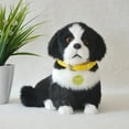 thumbnail image 1 of Simulation pet dog toy, lifelike furry barking collectible puppy figurine for home office décor, realistic plush companion gift with soft faux fur, 1 of 6