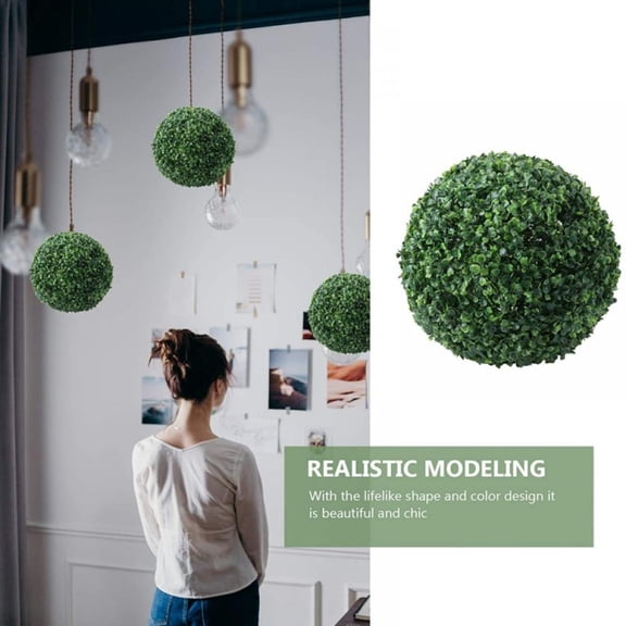 Simulation plant grass ball green plant decorative ceiling ball plastic artificial flower ball