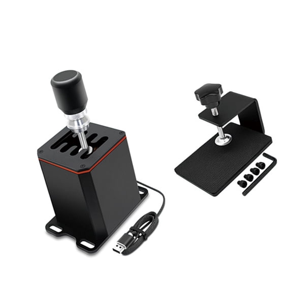 Simulators Shifter with Bracket Quick Install Adjustable Enhancing Experience