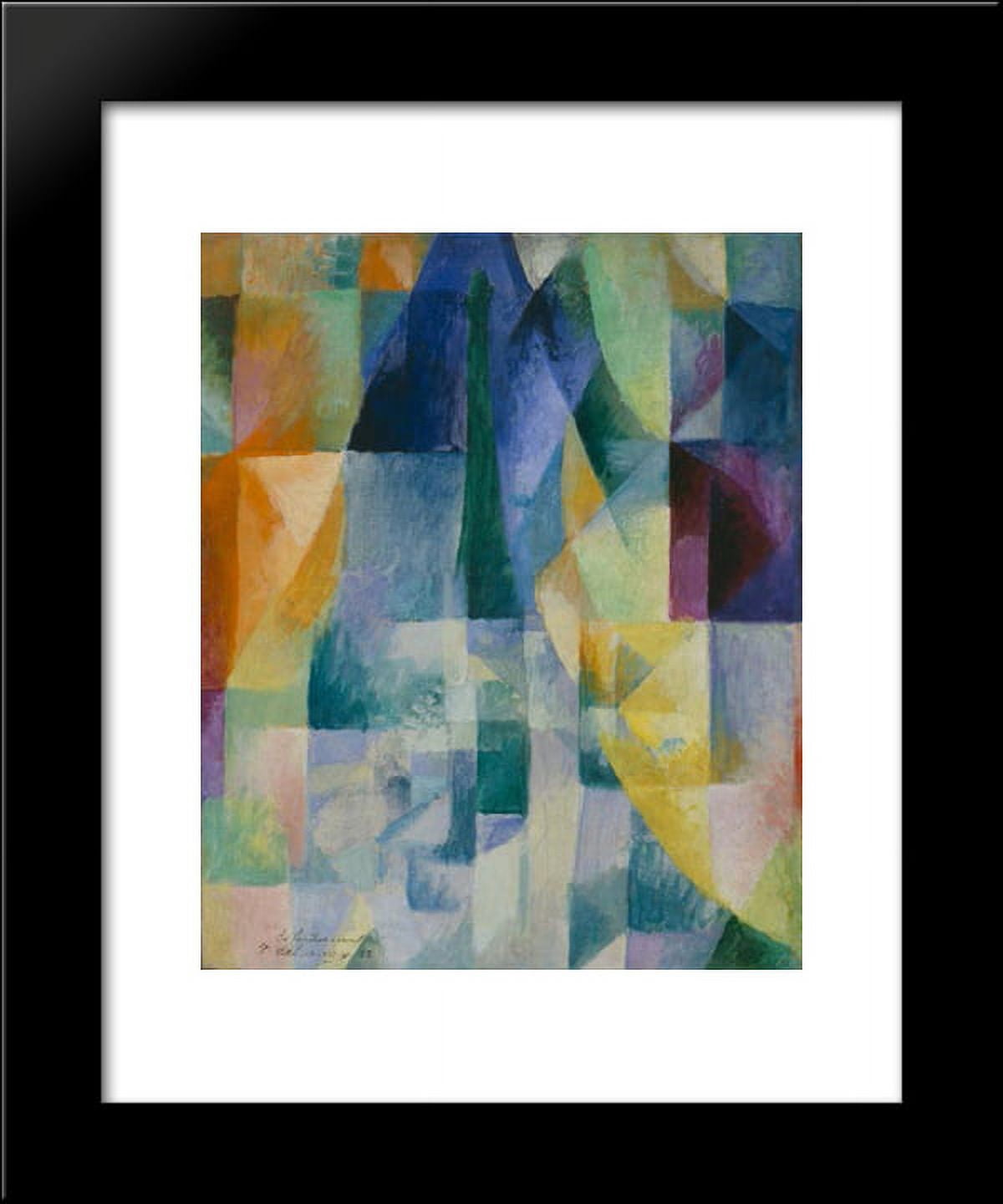 Simultaneous Windows (2nd Motif, 1st Part) 20x24 Framed Art Print by ...