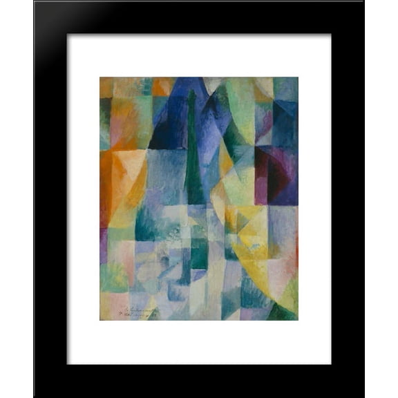 Simultaneous Windows (2nd Motif, 1st Part) 20x24 Framed Art Print by Robert Delaunay