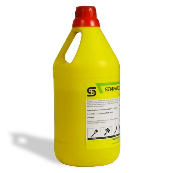 Simwool Rigidizer Refractory coating for Ceramic Fiber Blanket - 1 Gallon