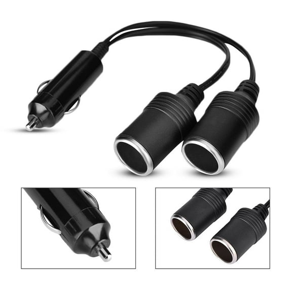 Simyoung 12V Double Power Dual Car Cigarette Lighter Socket Plug Adaptor Charger Splitter