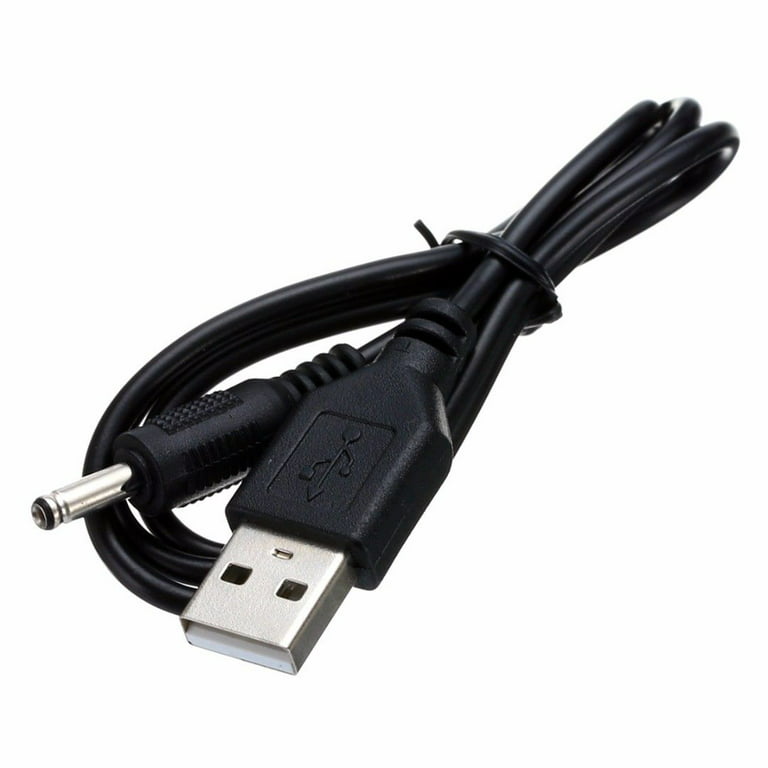 Simyoung 3.3FT 5V DC Power Cord Type A Male USB to DC 3.5mm x 1.35mm Barrel  Jack Adapter Connector Charging Cable Plug 